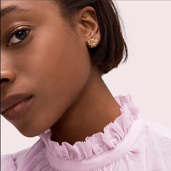 Kate Spade All Abuzz Bee Daisy Stud Earrings - Picture 5 of 8